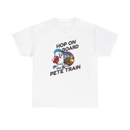 Hop On Board the Pete Train (Hoilday Exclusive) / Unisex Heavy Cotton Tee