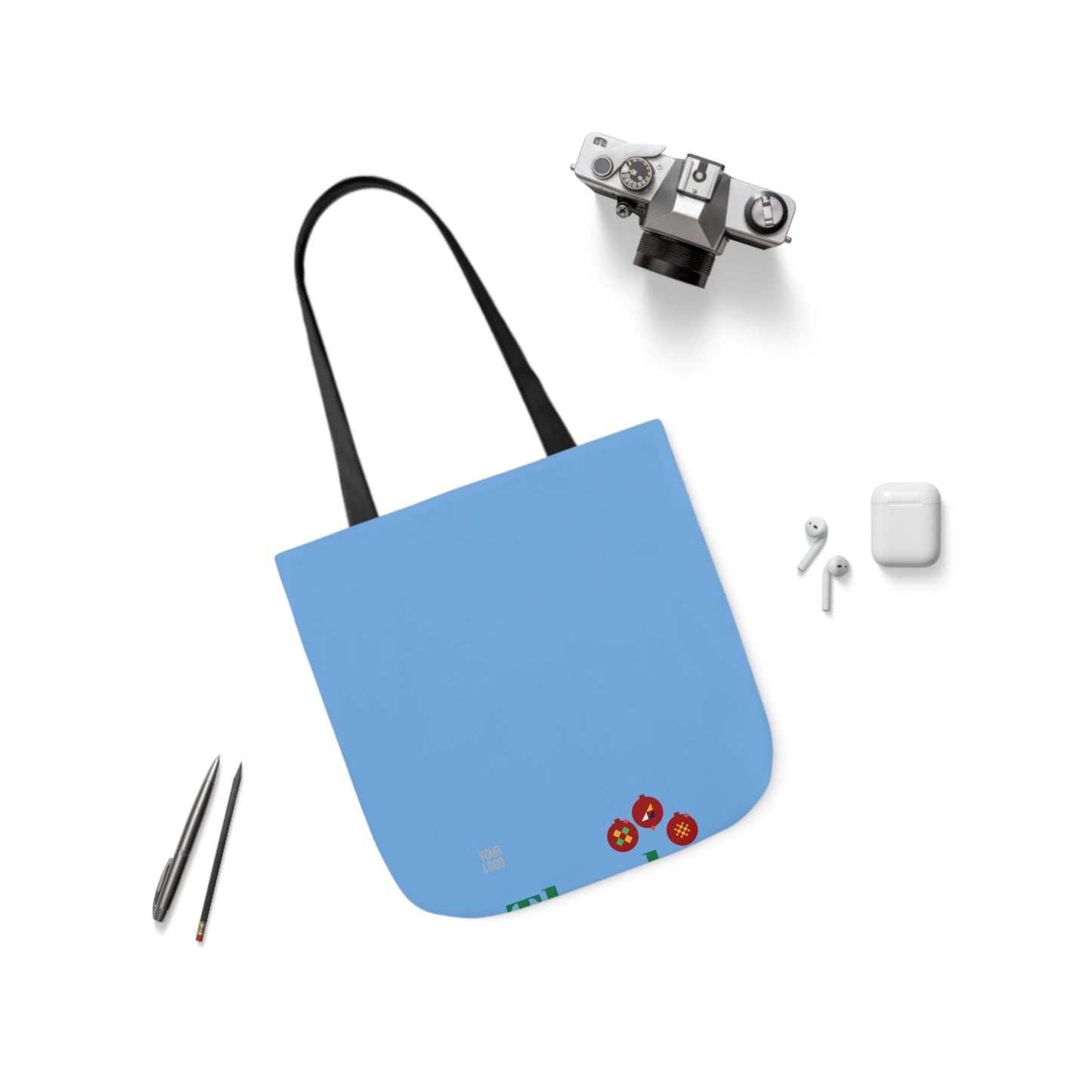 Canvas Tote Bag, 5-Color Straps