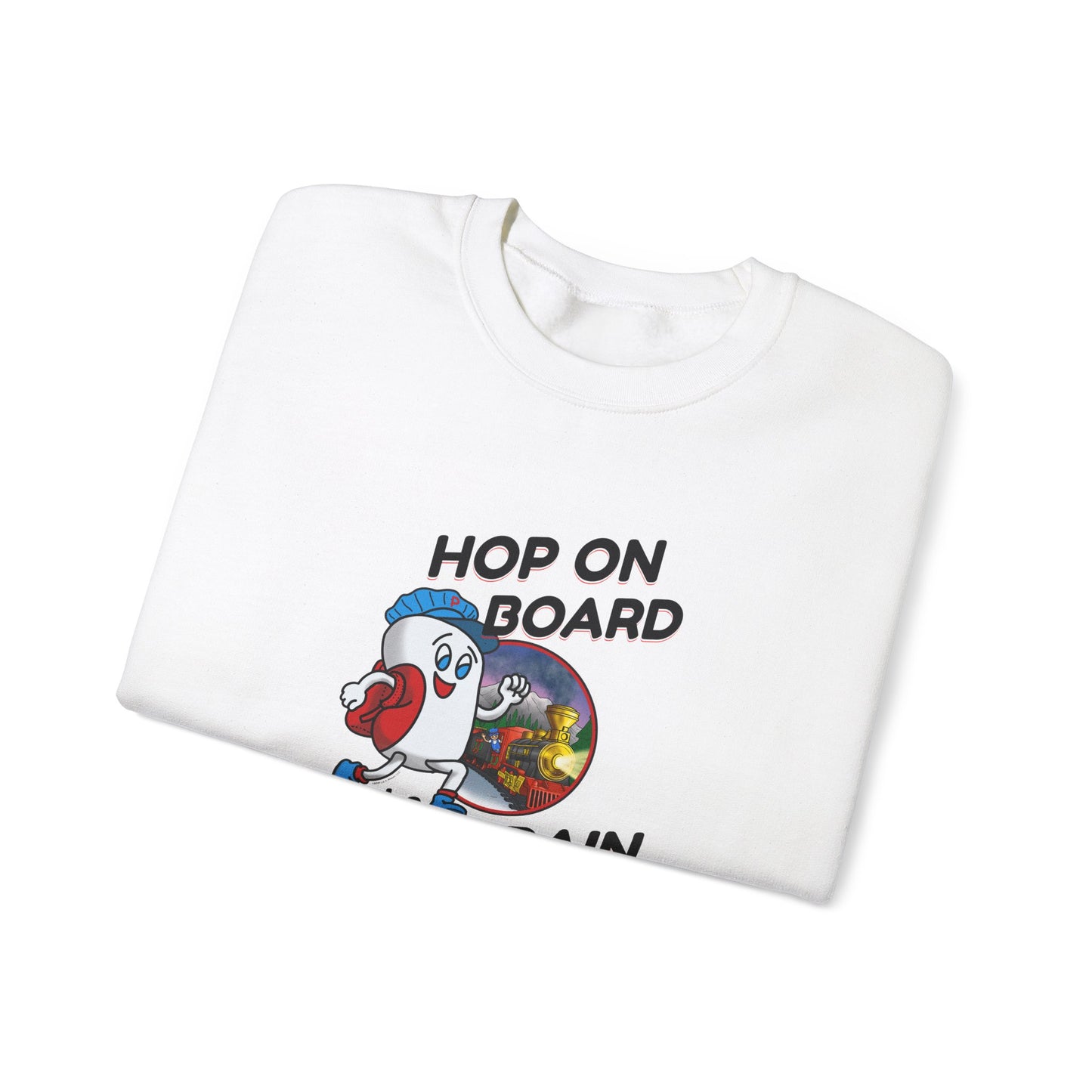 Hop On Board the Pete Train (Holiday Exclusive) | Unisex Heavy Blend™ Crewneck Sweatshirt