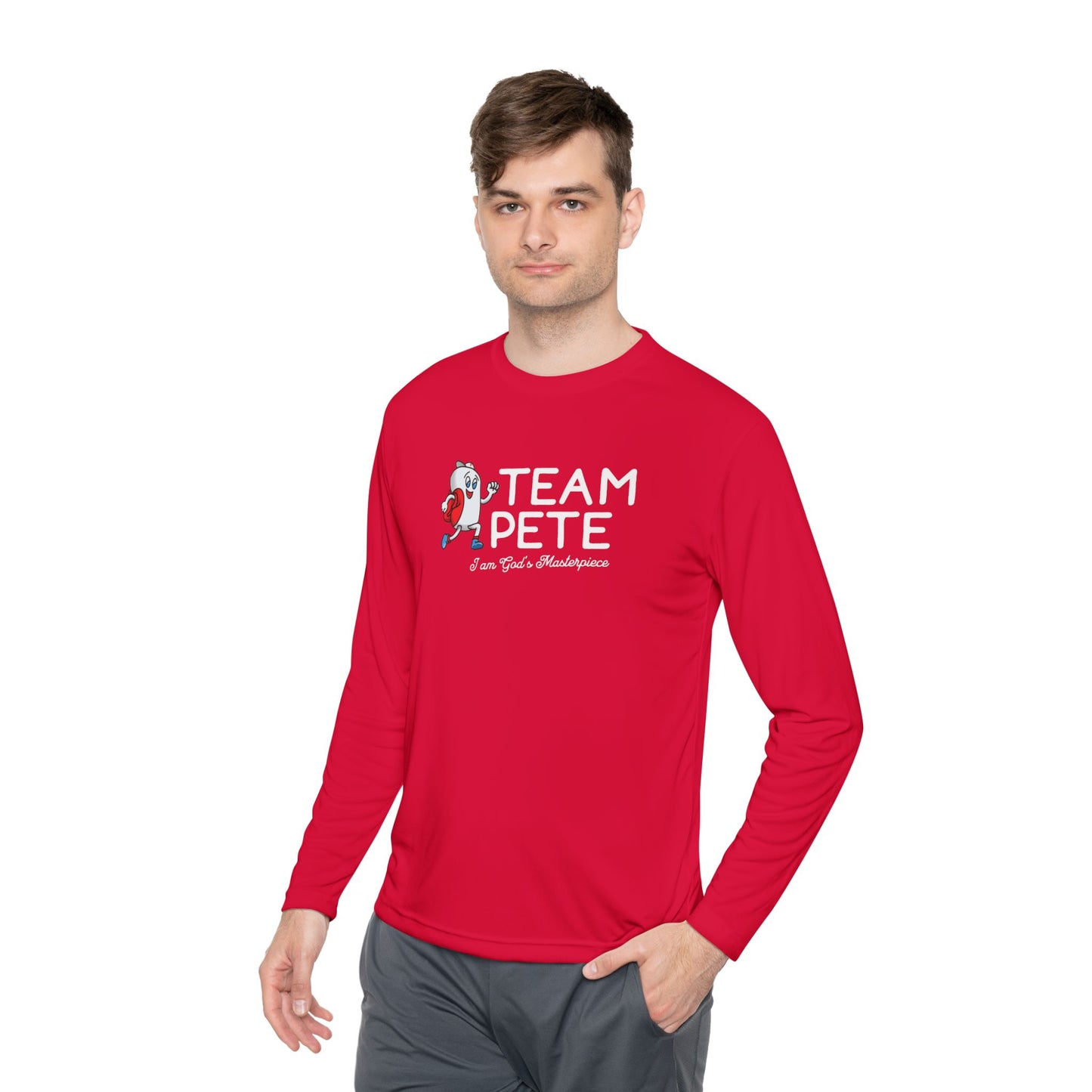 Team Pete - Adult Unisex Lightweight Long Sleeve Tee