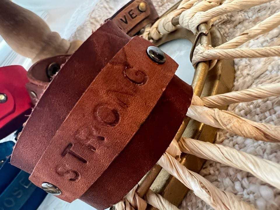 Double Cuff Leather Bracelets