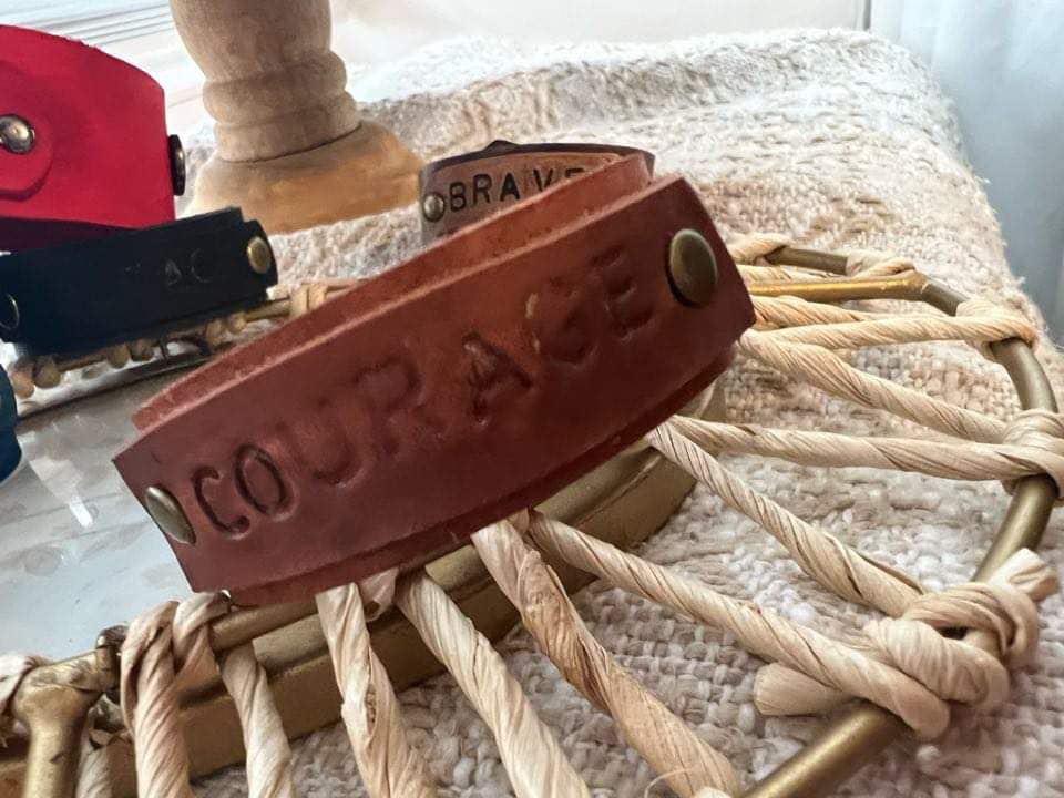 Double Cuff Leather Bracelets