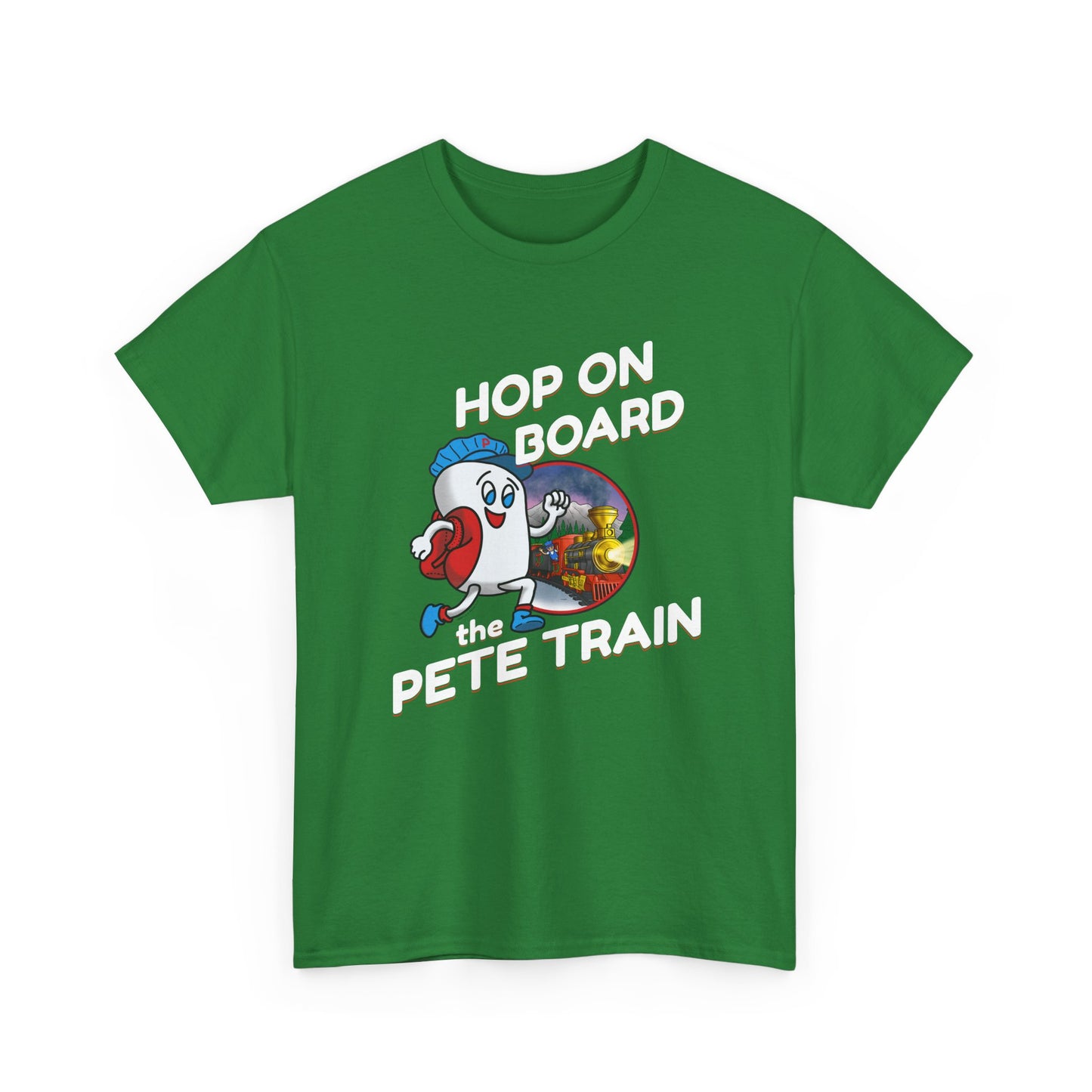 Hop On Board the Pete Train (Hoilday Exclusive) / Unisex Heavy Cotton Tee