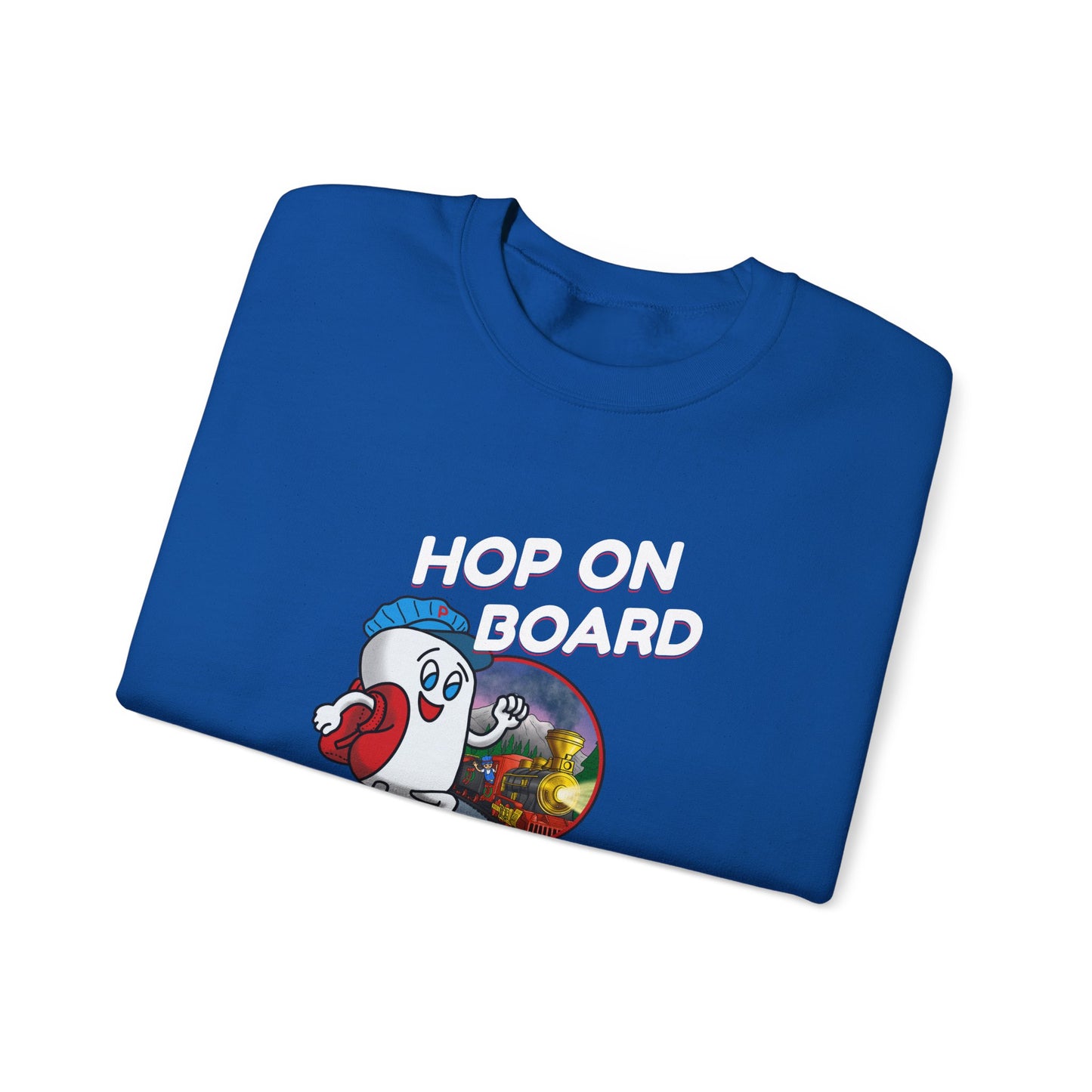 Hop On Board the Pete Train (Holiday Exclusive) | Unisex Heavy Blend™ Crewneck Sweatshirt