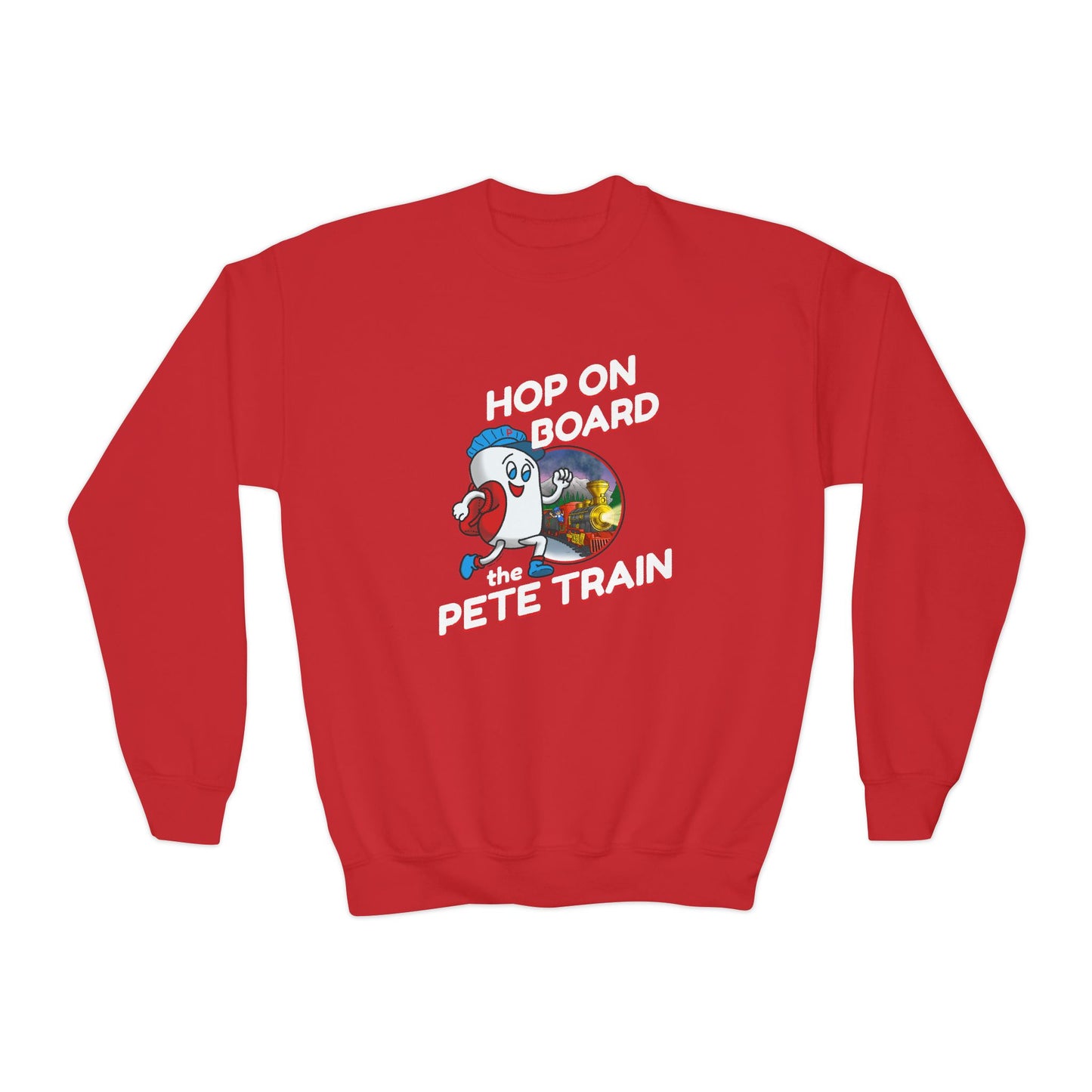 Hope on Board the Pete Train - Youth Crewneck Sweatshirt