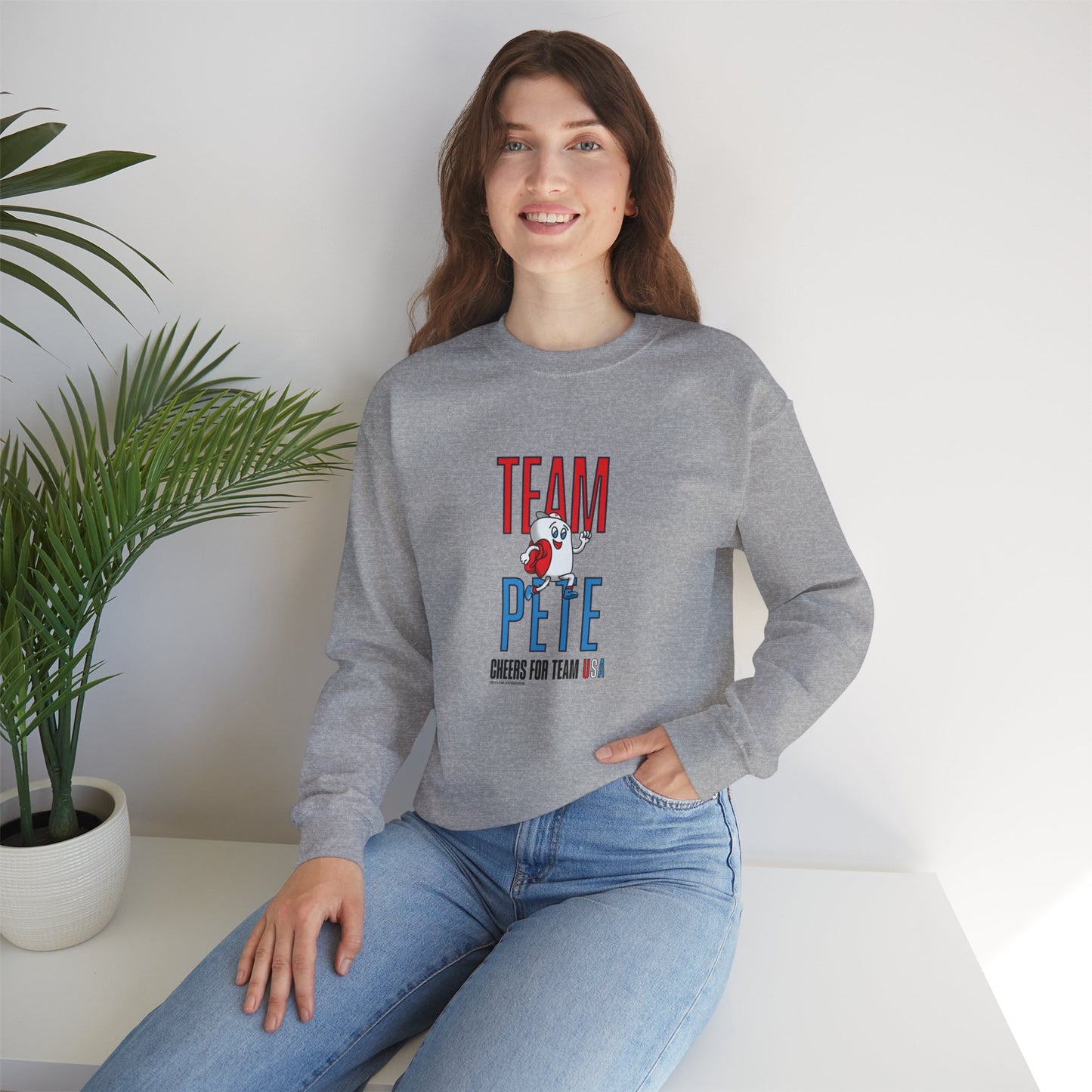 Team Pete Unisex Heavy Blend™ Crewneck Sweatshirt