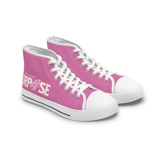 Walk In Your Purpose Women's High Top Sneakers
