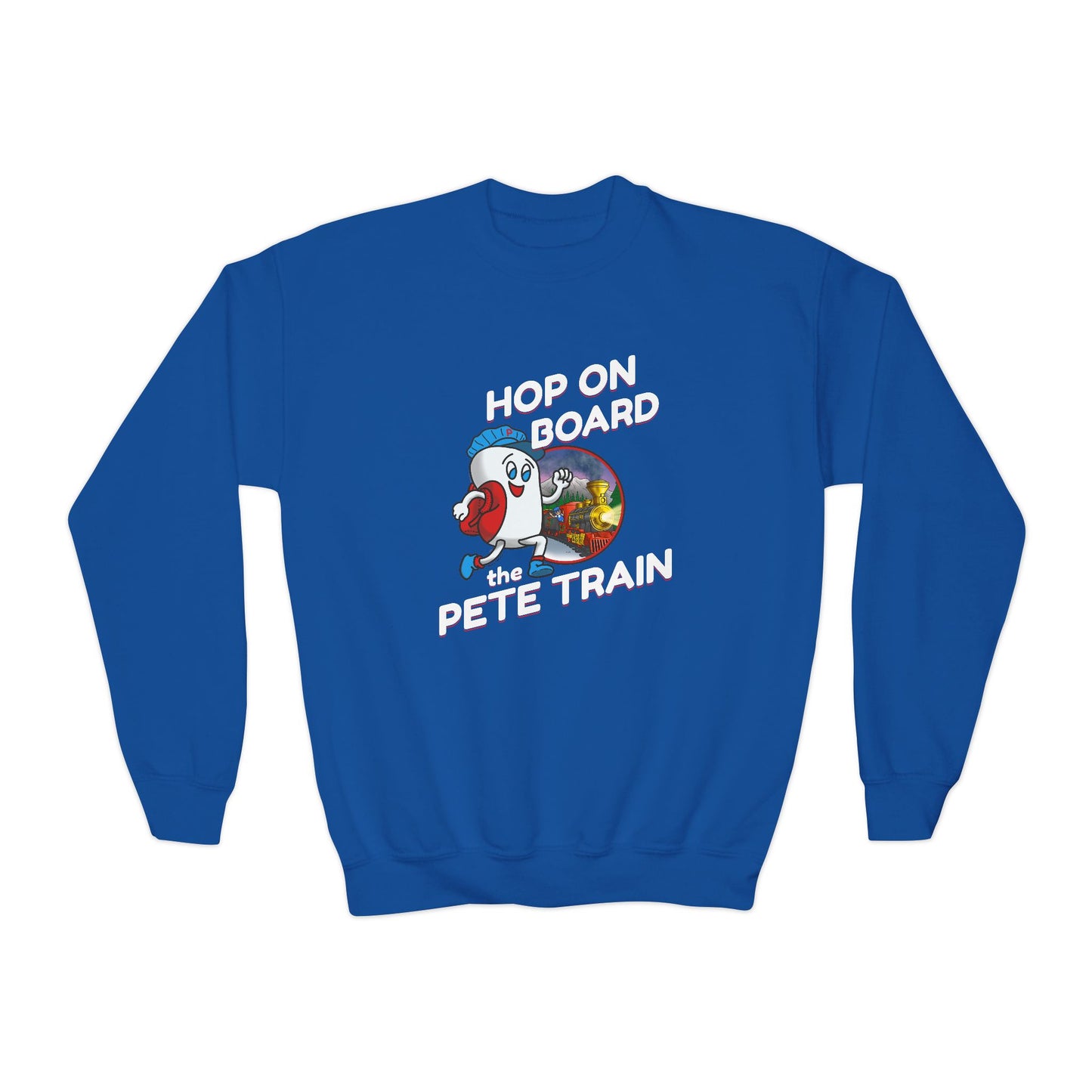 Hope on Board the Pete Train - Youth Crewneck Sweatshirt