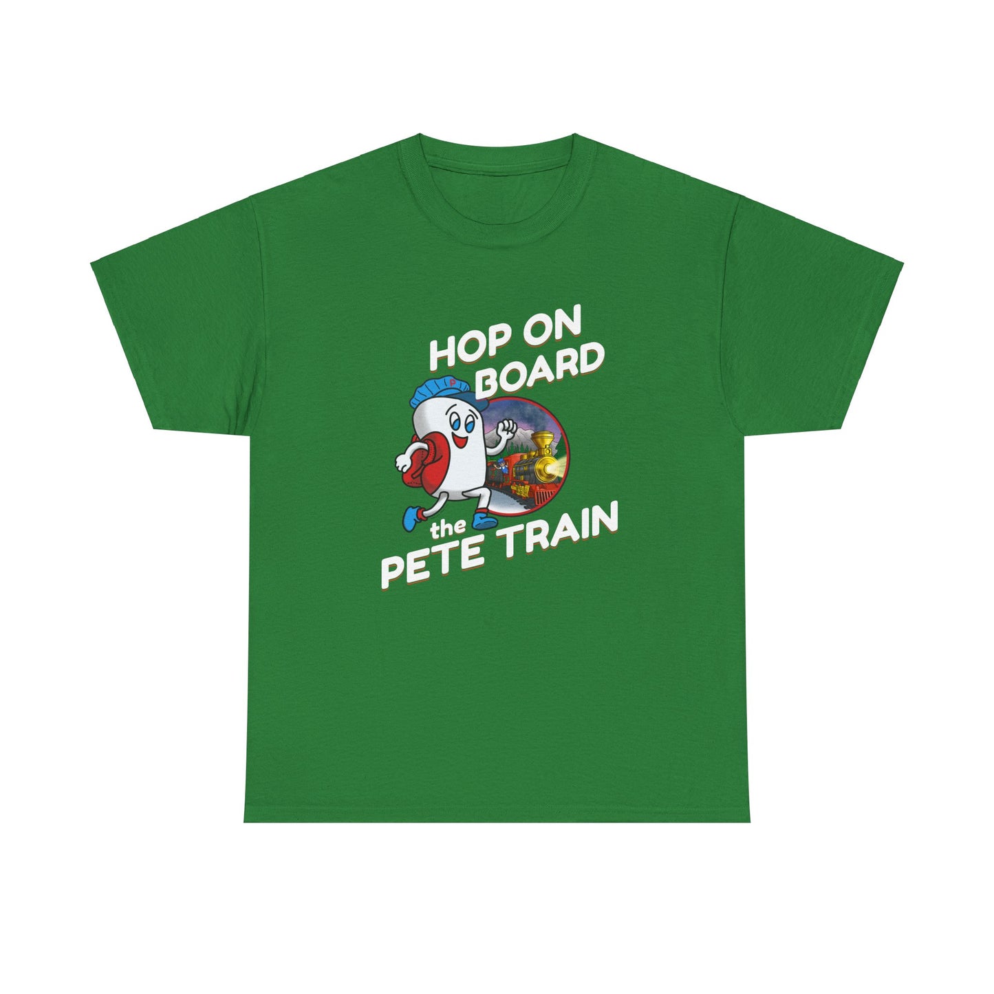 Hop On Board the Pete Train (Hoilday Exclusive) / Unisex Heavy Cotton Tee