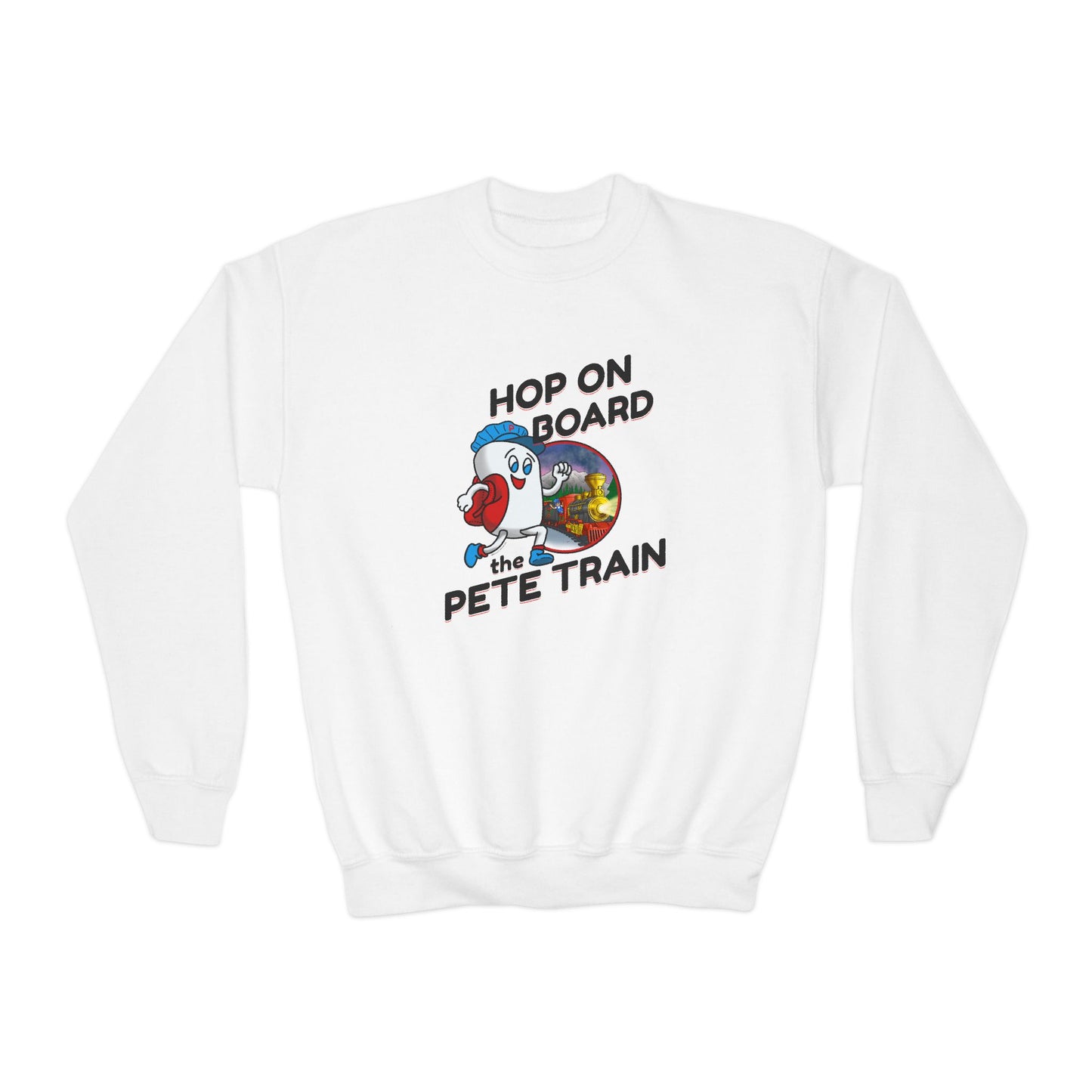 Hope on Board the Pete Train - Youth Crewneck Sweatshirt