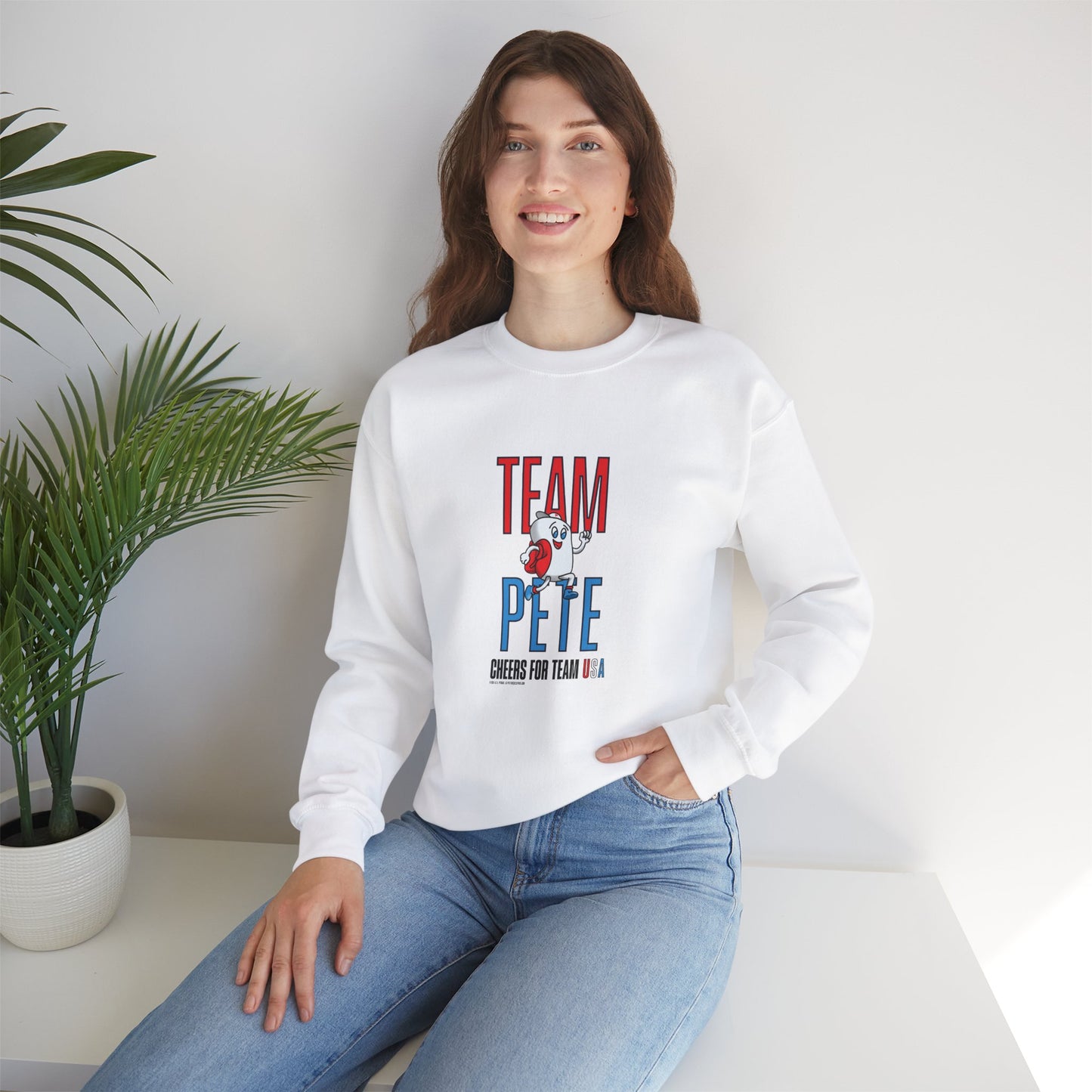 Team Pete Unisex Heavy Blend™ Crewneck Sweatshirt
